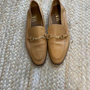 Leather Loafers Zara - 37